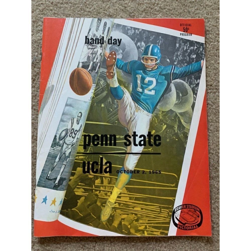 1965 Penn State Nittany Lions vs. UCLA Bruins Football Program October 2